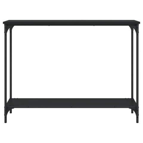 Stolik konsolowy, czarny, 101x30,5x75 cm