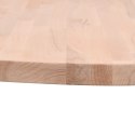 Blat do stolika, Ø40x4 cm, okrągły, lite drewno bukowe