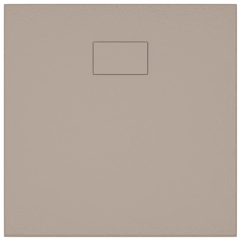 Brodzik prysznicowy, SMC, brązowy, 80 x 80 cm