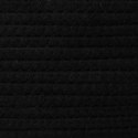 Kosz do przechowywania, czarno-biały, Ø49x65 cm, bawełna