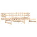 Łóżko rozsuwane, 2x(80x200) cm, lite drewno sosnowe