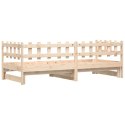 Łóżko rozsuwane, 2x(90x190) cm, lite drewno sosnowe