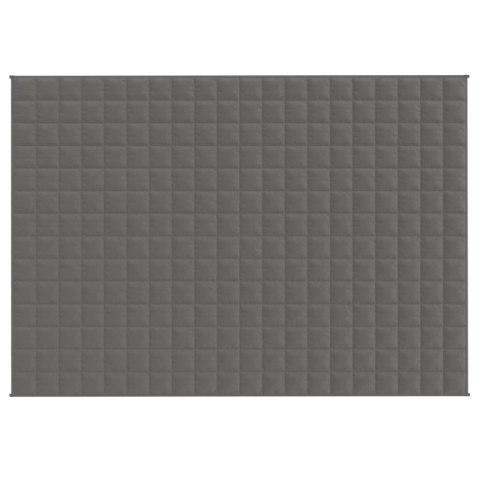 Koc obciążeniowy, szary, 138x200 cm, 10 kg, tkanina