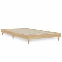 Rama łóżka, dąb sonoma, 100x200 cm, materiał drewnopochodny