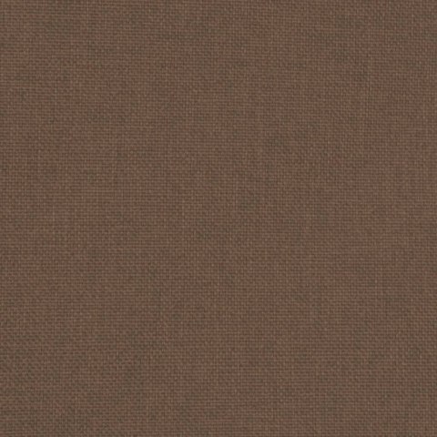 Fotel klubowy z podnóżkiem, brązowy, obity tkaniną