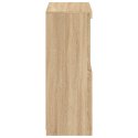 Szafka boczna z LED, kolor dąb sonoma, materiał drewnopochodny