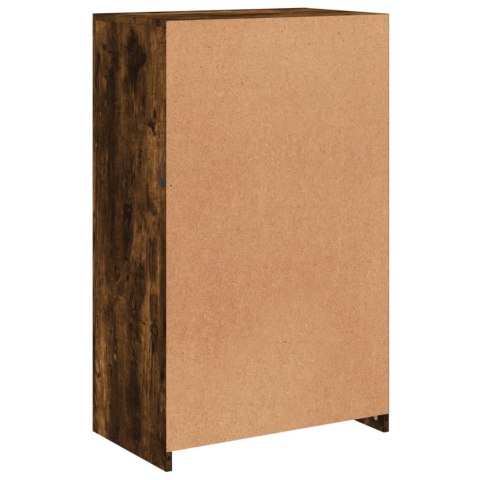 Szafka boczna z LED, kolor przydymiony dąb