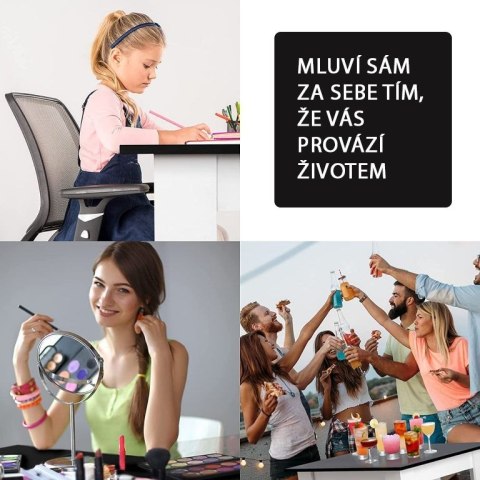 MIADOMODO Stół do jadalni dla 4 osób, czarny, 80x80x76,5 cm MIADOMODO Stół do jadalni dla 4 osób, czarny, 80x80x76,5 cm