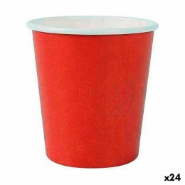 Zestaw kieliszków Algon Jednorazowe Karton Czerwony 20 Części 120 ml (24 Sztuk)