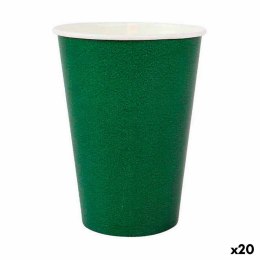 Zestaw kieliszków Algon Jednorazowe Karton Kolor Zielony 20 Części 220 ml (20 Sztuk)