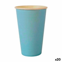 Zestaw kieliszków Algon Jednorazowe Karton Niebieski 10 Części 350 ml (20 Sztuk)