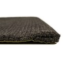 Dywanik, naturalny sizal, 66x350 cm, czarny