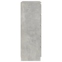 Komoda, szarość betonu, 60x36x103 cm, materiał drewnopochodny