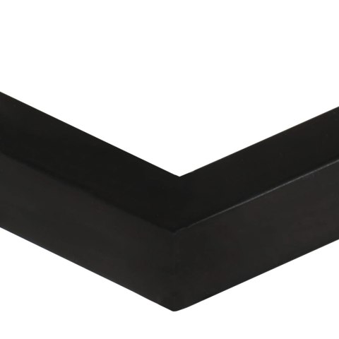 Stolik boczny w kształcie U, 45x30x61 cm, lite drewno z odzysku