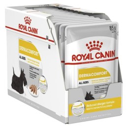 Mokre jedzenie Royal Canin Dermacomfort Mięso 12 x 85 g