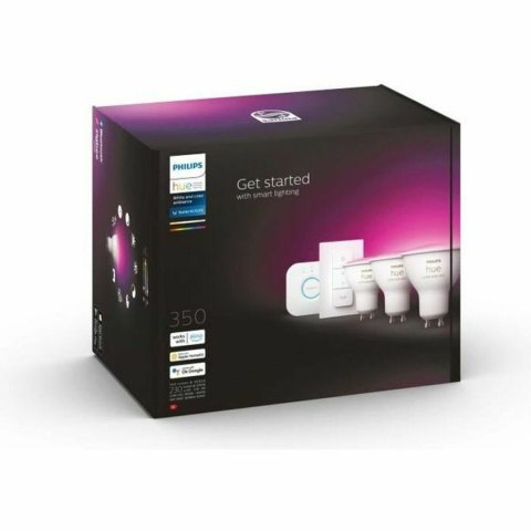 Żarówka LED Philips Kit de inicio GU10 Biały G GU10 350 lm (6500 K) (3 Sztuk)