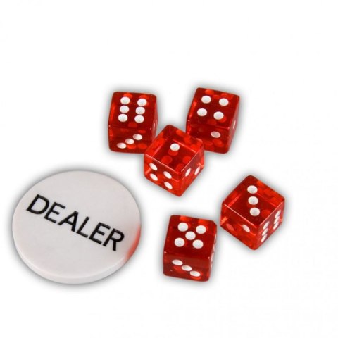 Komplet do Pokera 500 szt żetony laserowe Ultimate