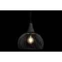 Lampa Sufitowa DKD Home Decor Naturalny Czarny Metal Drewno 50 W 36 x 36 x 40 cm