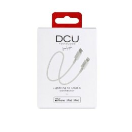Kabel USB-C do Lightning iPhone DCU 1 Biały 1 m