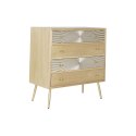 Komoda DKD Home Decor Złoty Naturalny Metal Jodła Drewno MDF Nowoczesny 80 x 40 x 87,5 cm