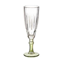 Kieliszek do szampana Exotic Szkło Kolor Zielony 6 Sztuk (170 ml)