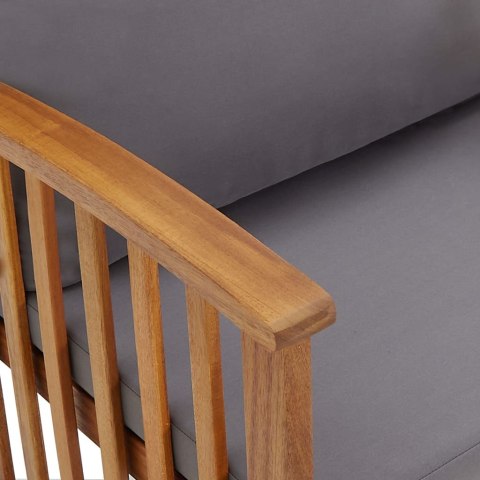 2-cz. zestaw wypoczynkowy do ogrodu, poduszki, drewno akacjowe