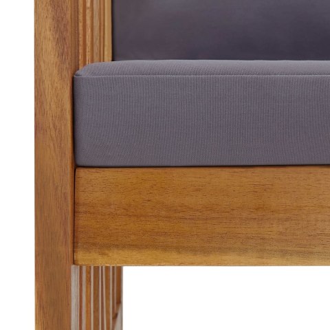 2-cz. zestaw wypoczynkowy do ogrodu, poduszki, drewno akacjowe