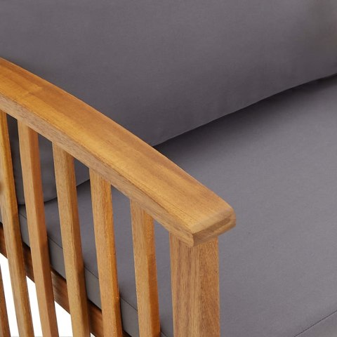 4-cz. zestaw wypoczynkowy do ogrodu, poduszki, drewno akacjowe