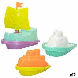 Zestaw zabawek plażowych Colorbaby 3 Części Statek polipropylen (12 Sztuk)