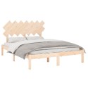 Rama łóżka, 140x200 cm, lite drewno