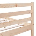 Rama łóżka, lite drewno sosnowe, 140x190 cm
