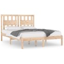 Rama łóżka, lite drewno sosnowe, 120x190 cm, podwójna