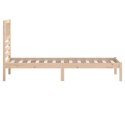 Rama łóżka, 90x190 cm, lite drewno sosnowe