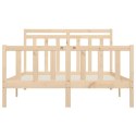 Rama łóżka, lite drewno sosnowe, 120x200 cm