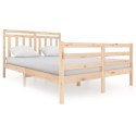 Rama łóżka, lite drewno, 140x200 cm
