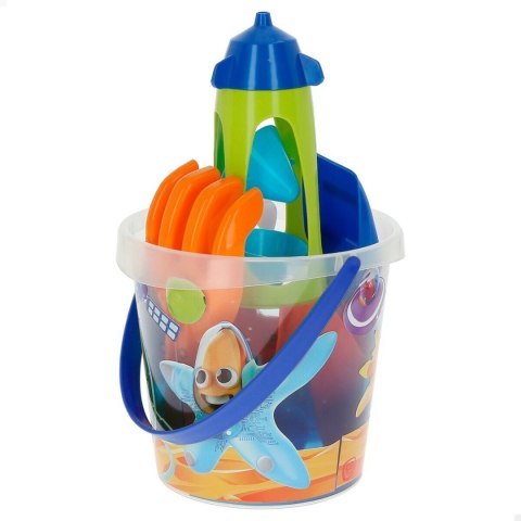 Zestaw zabawek plażowych Colorbaby Mr Craby Ø 18 cm polipropylen (16 Sztuk)