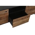 MebleTV DKD Home Decor 144,5 x 40 x 51 cm Czarny Pomarańczowy Drewno z Recyklingu Sosna