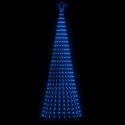 Stożkowa choinka z lampek, 688 niebieskich LED, 300 cm