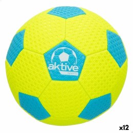 Piłka plażowa Aktive Neon 5 PVC Gumowy (12 Sztuk)