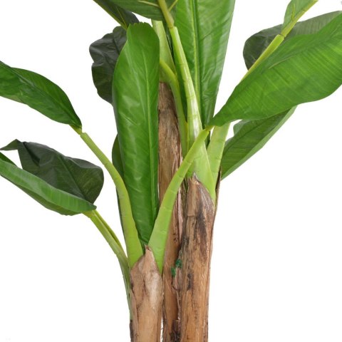 Sztuczne drzewko bananowe z doniczką, 175 cm, zielone Sztuczne drzewko bananowe z doniczką, 175 cm, zielone