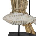 Figurka Dekoracyjna Biały Brązowy Naturalny Ryby 30 x 10 x 40 cm