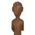 Figurka Dekoracyjna Naturalny Afrykańczyk 14,5 x 9 x 38,5 cm (2 Sztuk)