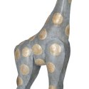 Figurka Dekoracyjna Szary Złoty Żyrafa 27 x 12 x 100 cm