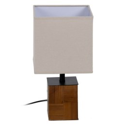 Lampa stołowa Brązowy Krem 60 W 220-240 V 20 x 20 x 40 cm