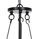 Lampa Sufitowa Czarny Szkło Żelazo 220-240 V 35 x 35 x 72 cm