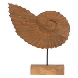 Rzeźba Beżowy Drewno mango 49,5 x 9 x 53,5 cm Ślimak morski przodoskrzelny