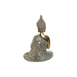 Figurka Dekoracyjna Home ESPRIT Beżowy Złoty Budda Orientalny 21 x 11,5 x 28 cm (2 Sztuk)