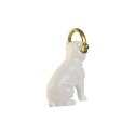 Figurka Dekoracyjna Home ESPRIT Biały Czarny Złoty Pies 12 x 18 x 30 cm (2 Sztuk)