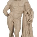 Figurka Dekoracyjna Krem 26,5 x 16 x 52,5 cm