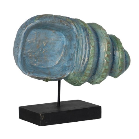 Figurka Dekoracyjna Niebieski Brązowy Kolor Zielony Ślimak morski przodoskrzelny 38 x 20 x 33 cm